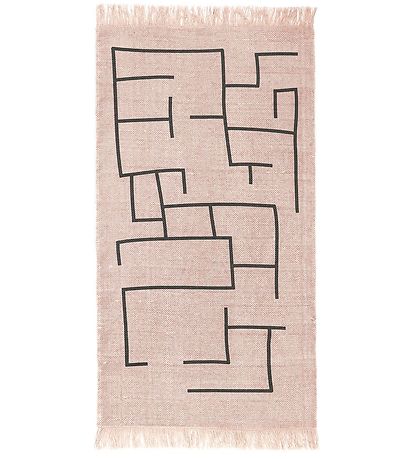 Kids Concept Tæppe - Geometrisk - Rosa Kids Concept Tæppe - Geometrisk - Rosa