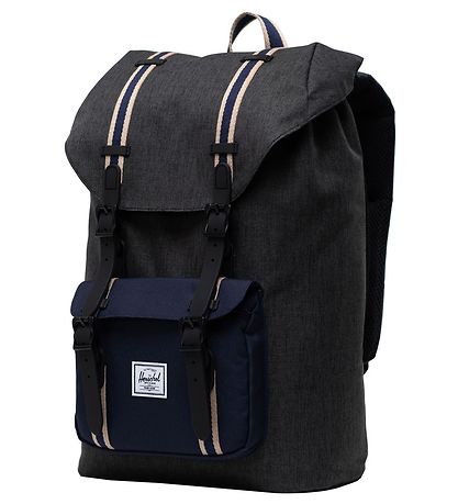 Herschel Rygsæk - Little America Mid-Volume - Black Crosshatch