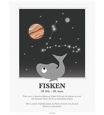 Kids by Friis Plakat - Stjernetegn - Fisken Kids by Friis Plakat - Stjernetegn - Fisken