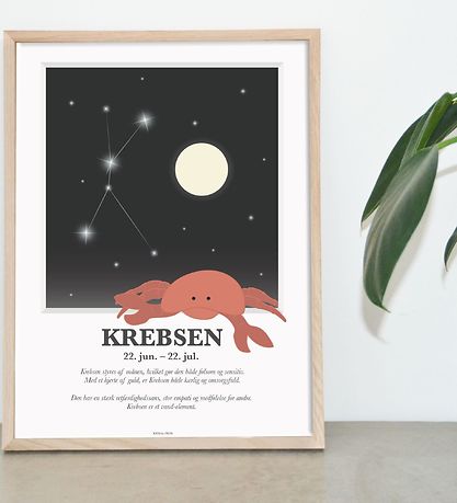Kids by Friis Plakat - Stjernetegn - Krebsen Kids by Friis Plakat - Stjernetegn - Krebsen