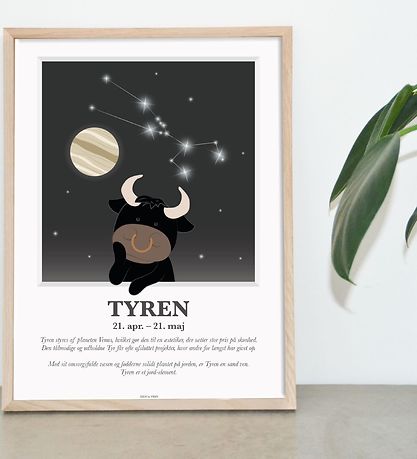 Kids by Friis Plakat - Stjernetegn - Tyren