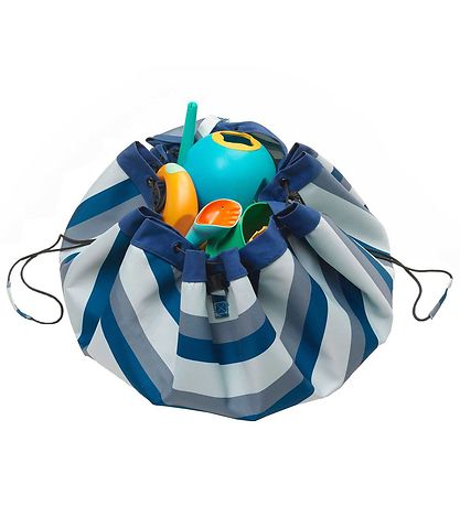 Play&Go Legetæppe - Ø140 - Green Stripes