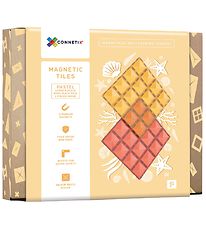 Connetix Magnetplader - 2-Dele - Lemon & Peach Connetix Magnetplader - 2-Dele - Lemon & Peach