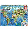 Educa Puslespil - 150 Brikker - Dinosaurs World Map Educa Puslespil - 150 Brikker - Dinosaurs World Map
