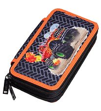 Jeva Etui m. Inhoud - Twozip - Monster Wielen