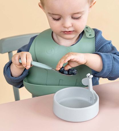 Done By Deer Skål - Silikone - Raffi - Grå