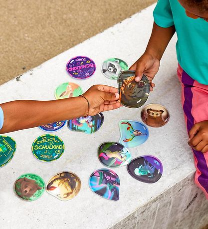 Ergobag Velcromærker - 5 stk. - Havfruer Ergobag Velcromærker - 5 stk. - Havfruer