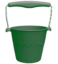 Scrunch Spand - Silikone - 13 cm - Dark Moss Green Scrunch Spand - Silikone - 13 cm - Dark Moss Green