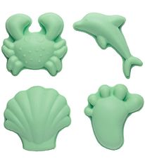 Scrunch Sandforme - 4 stk. - Silikone - 6,5-10,5 cm - Light Dust Scrunch Sandforme - 4 stk. - Silikone - 6,5-10,5 cm - Light Dust