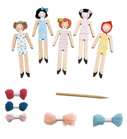 Djeco Creatieve Speelset - Zorgenpoppen DIY - Sweet Nacht
