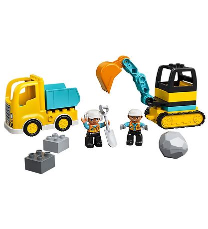 LEGO® DUPLO - Lastebil Og gravemaskin på Caterpillar føtter 1093