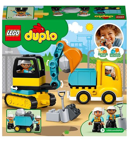 LEGO® DUPLO - Lastebil Og gravemaskin på Caterpillar føtter 1093