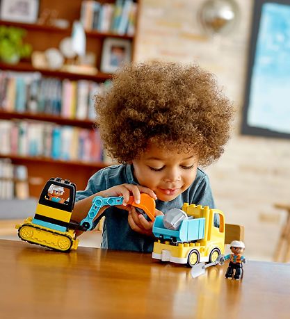 LEGO® DUPLO - Lastebil Og gravemaskin på Caterpillar føtter 1093