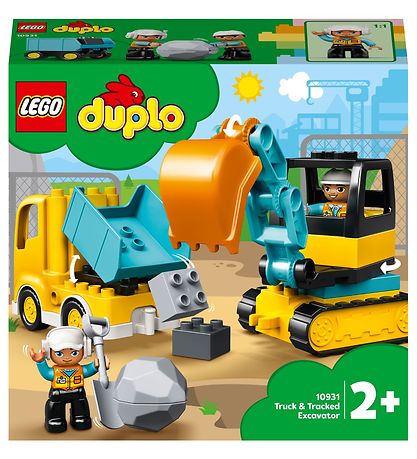 LEGO® DUPLO - Lastebil Og gravemaskin på Caterpillar føtter 1093
