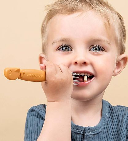 Done By Deer Bestik - Sea Friends - Mustard Done By Deer Bestik - Sea Friends - Mustard