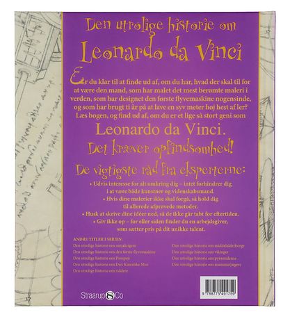 Straarup & Co Bog - Den Utrolige Historie om Leonardo da Vinci Straarup & Co Bog - Den Utrolige Historie om Leonardo da Vinci
