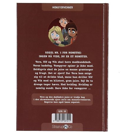 Straarup & Co Bog - Monstervenner 3 - Vera og Den Dødlækre Juice Straarup & Co Bog - Monstervenner 3 - Vera og Den Dødlækre Juice