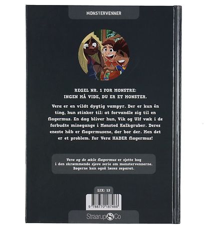 Straarup & Co Bog - Monstervenner 6 - Vera og De Ækle Flagermus Straarup & Co Bog - Monstervenner 6 - Vera og De Ækle Flagermus