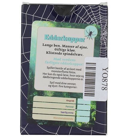 Straarup & Co Kortspil - Spil & Læs - Edderkopper