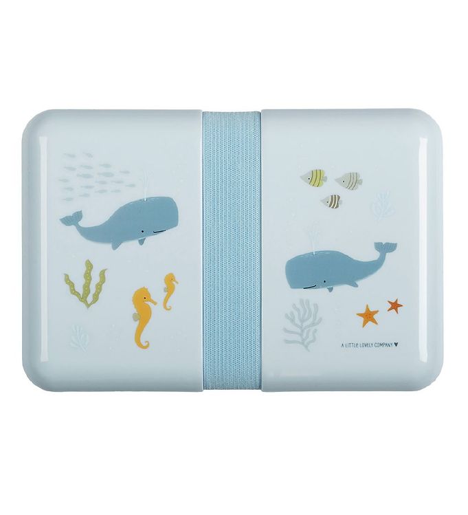 A Little Lovely Company Madkasse - Ocean - 1,29 L - Blå