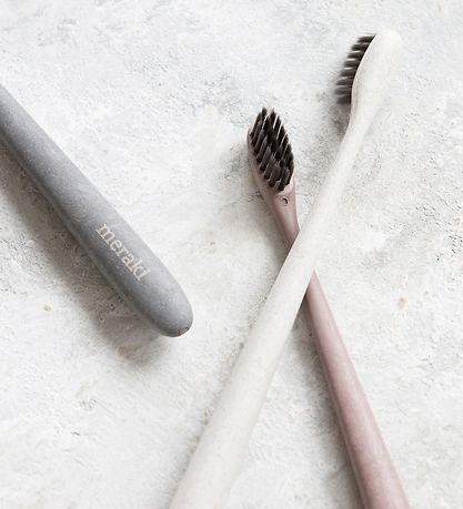 Meraki Toothbrush - 3-pack - Grey/White/Rose