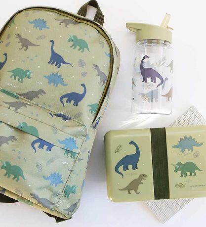 A Little Lovely Company Børnehavetaske - Dinosaur - Grøn A Little Lovely Company Børnehavetaske - Dinosaur - Grøn
