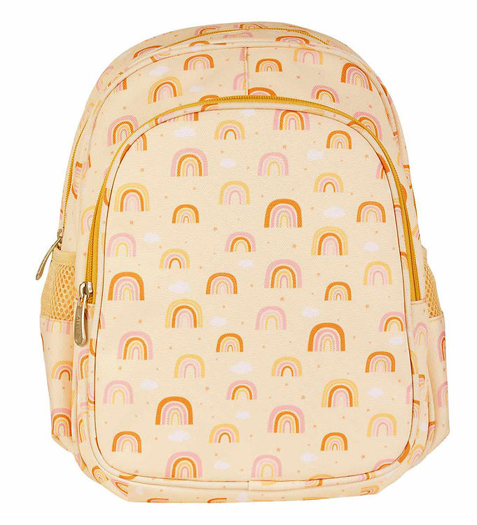 A Little Lovely Company Børnehavetaske m. Termolomme - Rainbows