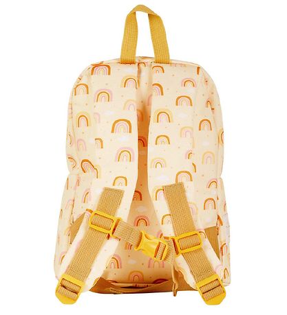 A Little Lovely Company Børnehavetaske - Rainbows - Gul A Little Lovely Company Børnehavetaske - Rainbows - Gul