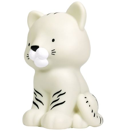 A Little Lovely Company Natlampe - 9,7x14 cm - White Tiger - A Little Lovely Company Natlampe - 9,7x14 cm - White Tiger -
