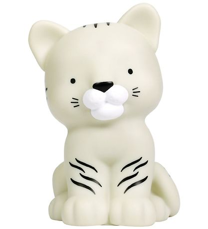 A Little Lovely Company Natlampe - 9,7x14 cm - White Tiger - A Little Lovely Company Natlampe - 9,7x14 cm - White Tiger -
