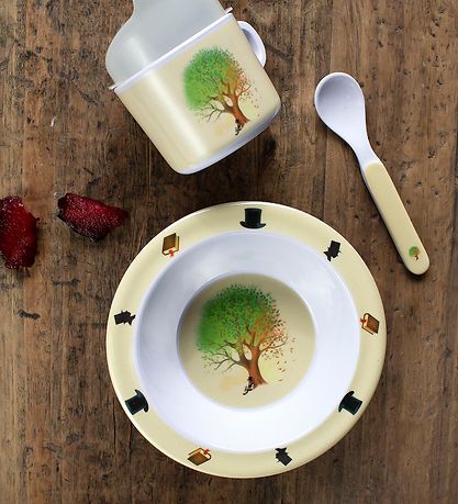 H.C. Andersen Spisesæt - Melamin - 3 dele - Livet Er Det Dejligs H.C. Andersen Spisesæt - Melamin - 3 dele - Livet Er Det Dejligs