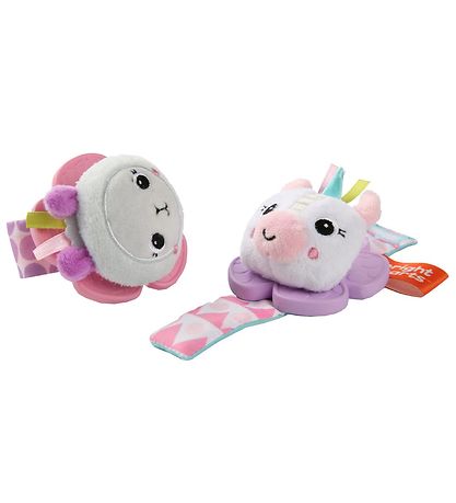 Bright Starts Bijtratel - 2-pack - Eenhoorn & Lama Bright Starts Bijtratel - 2-pack - Eenhoorn & Lama
