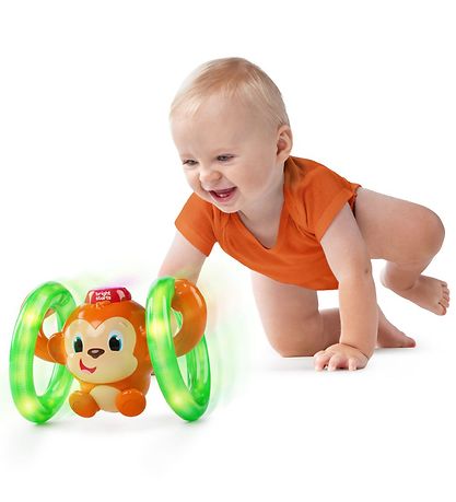 Bright Starts Motorikspielzeug - Roll & Light Monkey Bright Starts Motorikspielzeug - Roll & Light Monkey
