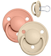 Bibs De Lux Sutter - 2-pak - Rund - Vanilla/Peach Bibs De Lux Sutter - 2-pak - Rund - Vanilla/Peach