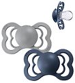 BIBS Supreme Sutter - Str. 1 - 2-pak - Symmetrisk - Cloud/Steel