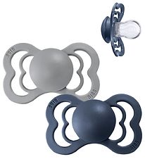BIBS Supreme Sutter - Str. 1 - 2-pak - Symmetrisk - Cloud/Steel  BIBS Supreme Sutter - Str. 1 - 2-pak - Symmetrisk - Cloud/Steel