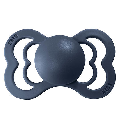 BIBS Supreme Sutter - Str. 1 - 2-pak - Symmetrisk - Cloud/Steel  BIBS Supreme Sutter - Str. 1 - 2-pak - Symmetrisk - Cloud/Steel