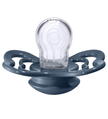 BIBS Supreme Sutter - Str. 1 - 2-pak - Symmetrisk - Cloud/Steel  BIBS Supreme Sutter - Str. 1 - 2-pak - Symmetrisk - Cloud/Steel