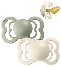Couture Tétine BIBS - Taille 2 - 2 Pack - Anatomique - Ivory/Sag Couture Tétine BIBS - Taille 2 - 2 Pack - Anatomique - Ivory/Sag