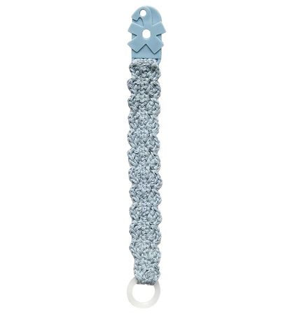 Clip à Tétine - Crochet Sebra - Powder Blue Clip à Tétine - Crochet Sebra - Powder Blue
