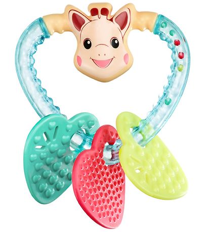 Sophie la Girafe Rassel - Herz - Bunt