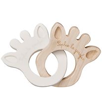 Sophie la Girafe Gaveæske - So Pure - Bideringe - Gummi/Træ Sophie la Girafe Gaveæske - So Pure - Bideringe - Gummi/Træ