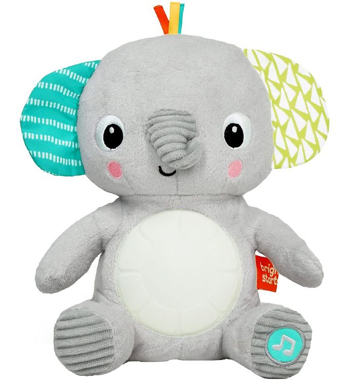 Bright Starts Musikalsk Bamse - 21 cm - Hug-A-Bye Baby - Elefant billede