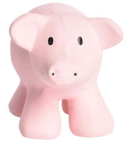 Tikiri Bidedyr - Naturgummi - Gris - Rosa Tikiri Bidedyr - Naturgummi - Gris - Rosa