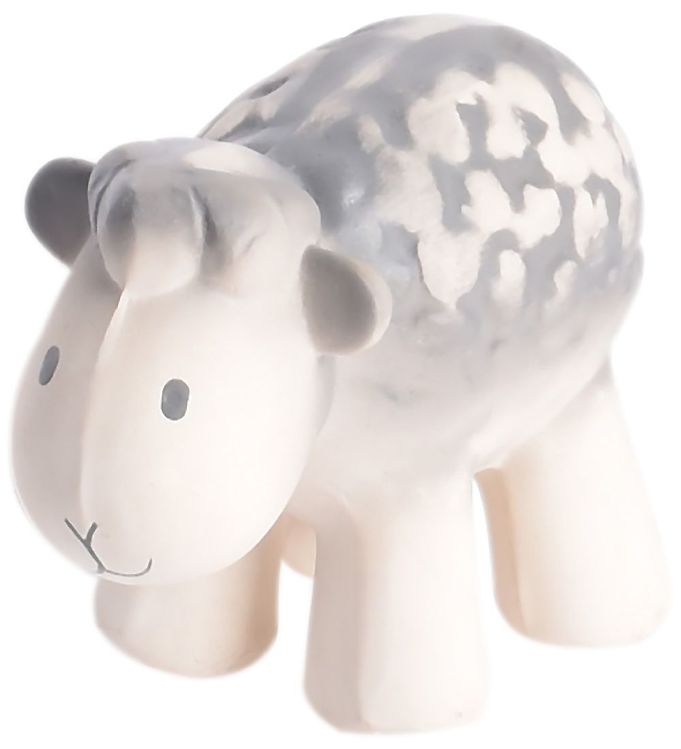 Tikiri Bidedyr - Naturgummi - Får - Grå/Hvid