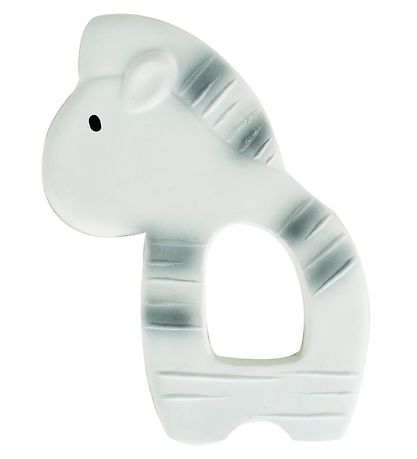 Tikiri Bidering - Naturgummi - Zebra - Hvid Tikiri Bidering - Naturgummi - Zebra - Hvid