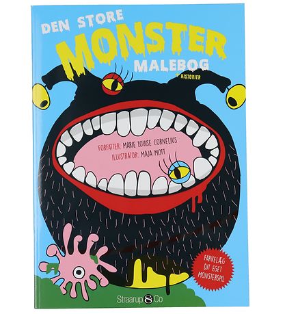 Straarup & Co Malebog - Den Store Monster Malebog - Dansk Straarup & Co Malebog - Den Store Monster Malebog - Dansk