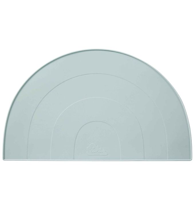 Cam Cam Dækkeserviet - Silikone - Regnbue - Petroleum