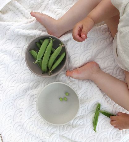 Cam Cam Skåle - Silikone - 2-pak - Blomst - Earth Mix Cam Cam Skåle - Silikone - 2-pak - Blomst - Earth Mix