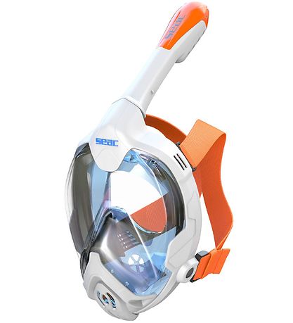 Seac Snorkelmaske - Fun - Hvid/Orange Seac Snorkelmaske - Fun - Hvid/Orange